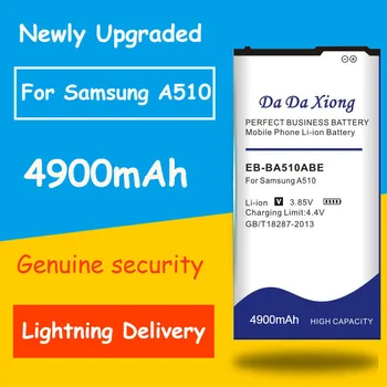 Alta Capacidade 4900mAh EB-BA510ABE da Bateria Para Samsung Galaxy 2016 Edição A510 SM-A510F A5100 A5 A51 Frete Grátis