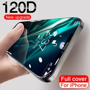 120D Nova atualização de Vidro Temperado Para iPhone 14 13 12 7 8 Plus Mini XR X XS Protetor de Tela Para o Iphone 14 13 12 11 Pro Max Vidro