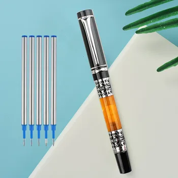Luxo, Qualidade do Metal de Resina Preta caneta esferográfica, do escritório de Negócios de 0,5 MM da ponta de Caneta Rollerball Novo