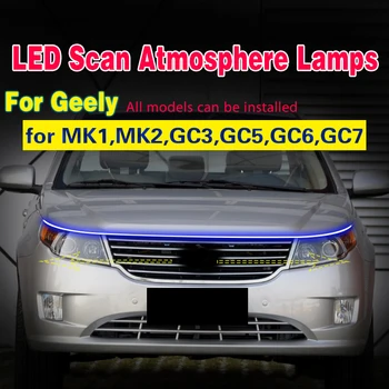 1PCS de Carro 12v LED Daytime Running Light Para Geely MK1,MK2,gc3 de entrada,GC5,GC6,PG7 DRL luz de Nevoeiro de Verificação de Iniciar a Decoração do Ambiente Lâmpadas