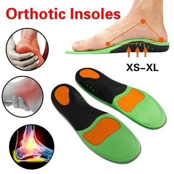 Melhores EVA Sapatos Ortopédicos Único Palmilhas Para pés do Arco do Pé Pad X/S Tipo de Perna de Correção de Televisão Arco do Pé de Apoio Sapatos de Desporto Inserir