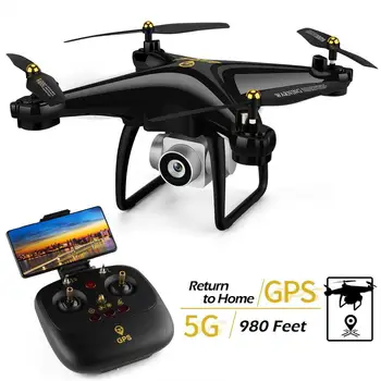 JJRC H68G GPS Drone Com Câmera HD 1080P 5G wi-Fi FPV Quadrocopter do Helicóptero de RC Auto Siga Profissional Dron 5G wi-Fi VS H68