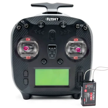 FLYSKY FS-ST8 ST8 2,4 G 10CH FORMIGA RGB Assistente 3.0 Transmissor de Rádio FS-SR8 SR8 Receptor RC Avião, Carro, Barco-Robô FPV Drone