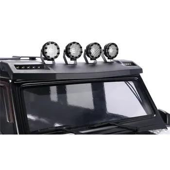 4pcs do Teto do Carro Rodada de Luz de Holofotes de luz Brilhante para 1/10 Axial SCX10 III Traxxas TRX6 G63 TRX4 G500 RC Acessórios do Carro