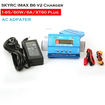 NOVO Original SKYRC IMAX B6 Digital RC Lipo Bateria NiMh Carregador do Equilíbrio Com o transformador 12v 5A Adaptador para o Helicóptero de RC Brinquedos