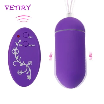 VETIRY 10 Velocidade do Vibrador de Controle Remoto de Vibração Ovo, G-spot Massagem do Clitóris Estimulador de Brinquedos Sexuais para as Mulheres, a Masturbação Feminina