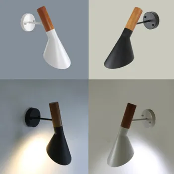 Moderno Nórdicos Criatividade Preto Branco LOFT LED Lâmpadas de Parede para Sala de estar, Quarto de Estudo de Hall de entrada, Sala de Jantar