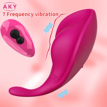 Portátil Calcinha Vibrador para as Mulheres Estimulador Clitoriano Controle Remoto de Vibração Ovo Sex Shop Erótico Adulto Brinquedos Sexuais para as Mulheres