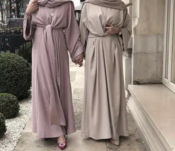 Abaya Dubai Kaftan Turco Maxi Vestido Das Mulheres Muçulmanas Longo Vestido De Festa Ramadã Jilbab Islâmica Caftan Árabe Manto De Moda Abayas Pano