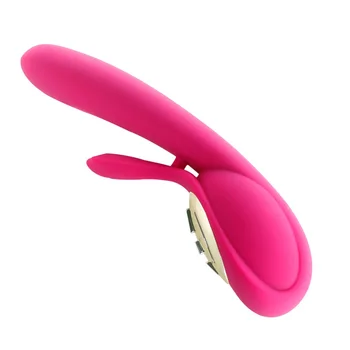 2016 Nova lâmpada LED USD magnético de carregamento duplo Vibrador Impermeável 10 Modos de ponto G de Vibração Produtos para Adultos Brinquedos Sexuais para o sexo Feminino