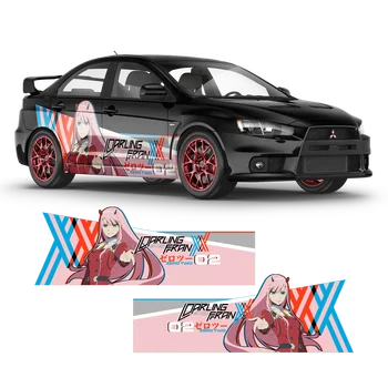 Anime Feminino em Estilo Anime Gráficos Decalques Adesivos de carros Capô do Carro Decalques Adequado para Qualquer Carro Porta Lateral do Corpo Adesivos