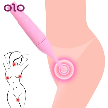 OLO G-Spot Vibrador Mamilo Massager Lamber o Clitóris ou da Vagina Estimulador Feminino Masturbação, Orgasmo, Vibradores, Brinquedos do Sexo para Mulheres