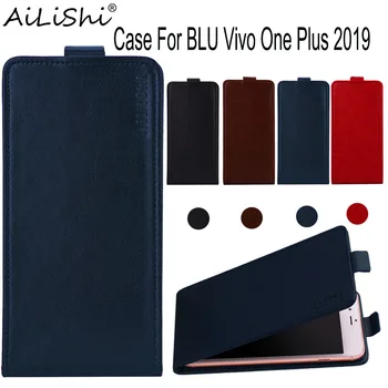 AiLiShi Caso Para o BLU Vivo Um Plus 2019 Luxo Flip Top Qualidade estojo de Couro Exclusivo de 100% Telefone Capa Protetora de Pele+Acompanhamento