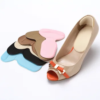 Sapatos de salto alto de Espuma de Memória Multicolor Palmilha Almofadas de Alta Calcanhar de Gel para Cuidados com os Pés Protetor antiderrapante Almofada de Inserção da Sapata de Dança sapatos