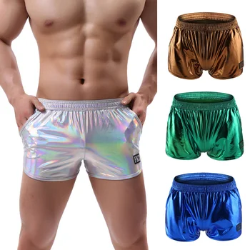 Homens Boxer de Nylon, Tecido de Seda Frouxa de Conforto Shorts para Adequação da Concorrência -MX8