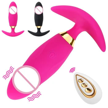 Ovo vibratório Brinquedos Sexuais para as Mulheres, Produtos para Adultos, 10 De Velocidades Anal Estimulação do Clitóris Wearable Vibrador Vibrador Plug Anal Vibrador