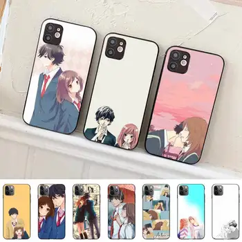 TOPLBPCS Ao Haru Ride Amor lindo anime Caso de Telefone para o iPhone 11 12 13 Mini Pro Max 8 7 6 6S Plus X 5 SE 2020 XR XS Funda Caso
