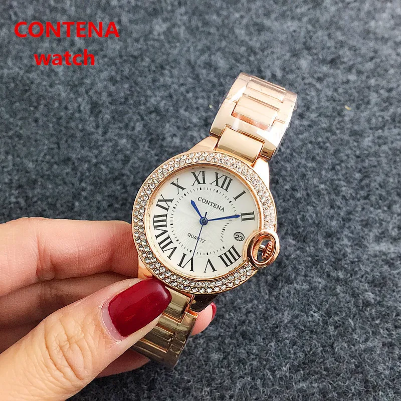 Relógio para Mulheres Moda Grande Dial Senhoras Quartzo Relógio de Aço Inoxidável das Mulheres Assistir a Saati Relógio Relojes Para Mujer 2020 Imagem 2
