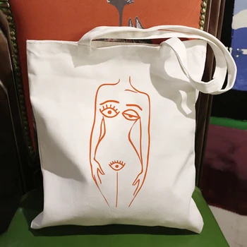 Criativo mal olho olho Grande Capacidade de Tote da Lona Bolsa de Ombro em Tecido Pano de Saco de Compras Reutilizável Mulheres 2022 Bolsas Shopper Bag