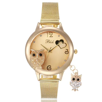 Moda de luxo Mulheres Relógios de Negócio Casual Relógio de Quartzo Bonito Relógios Para as Meninas Presentes de cristal de rocha relógio de Pulso reloj de mulher