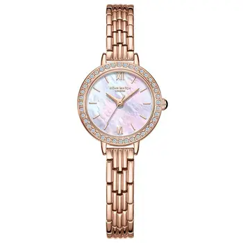 2022 Nova Marca de relógios de Luxo para mulheres de Discagem Pequenos Banda de Aço Quartz ladies watch Mulheres Elegantes de moda quartzo Relógio de pulso