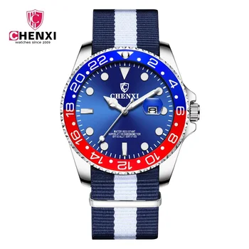 CHENXI 2022 Relógios de Homens de Correia de Nylon Relógios dos Esportes dos Homens Relógios de Quartzo relógio de Pulso zegarek meski mannen horloge relógio masculino