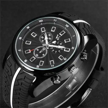 V6 Relógio de Marca de Luxo Esportes, Moda, Relógios de Homens Relógio de Quartzo de Silicone Militar Relógios de Hora relógio masculino relojes hombre