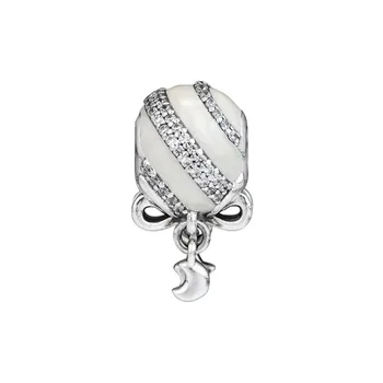 Férias exclusivas Charme e Ornamento Esferas Para o Original 925 de Prata, Pulseiras de Prata Miçangas Para Fazer Jóias Feminino DIY Encantos